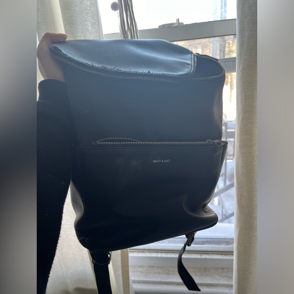 Mat & Nat Black Backpack